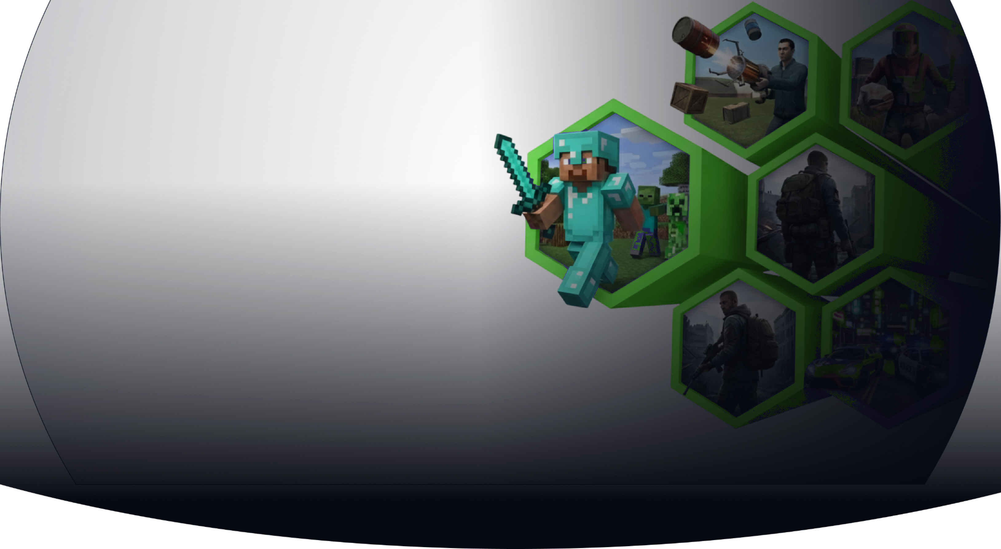 ZapyByte premium game server hosting character artwork